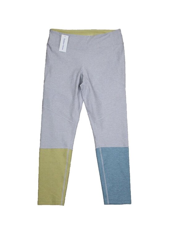 NWT Outdoor Voices 7/8 Dipped Leggings Cloud Sunflower Bluegrass Womens XL - Picture 1 of 6